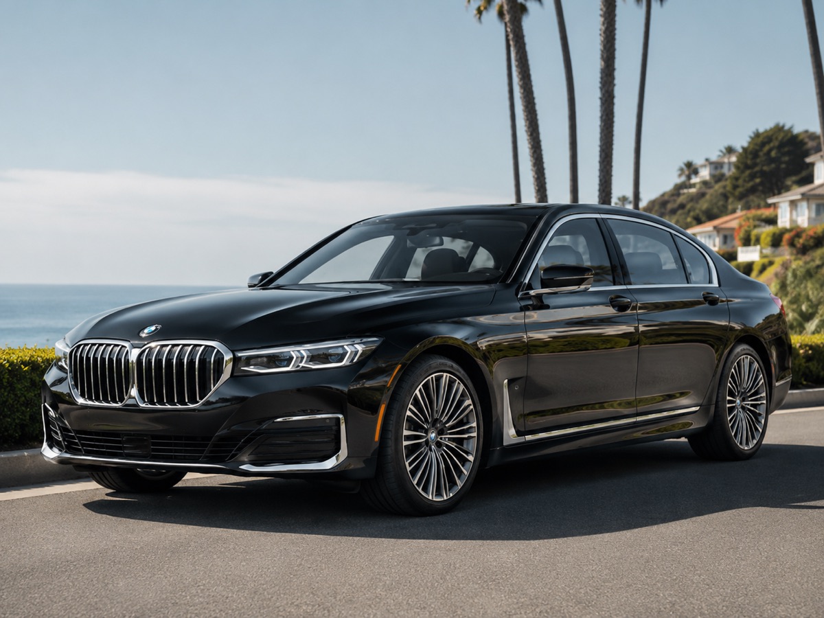 Luxury sedan representative vehicle for airport transfers